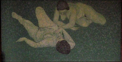 امرأتان عاريتان